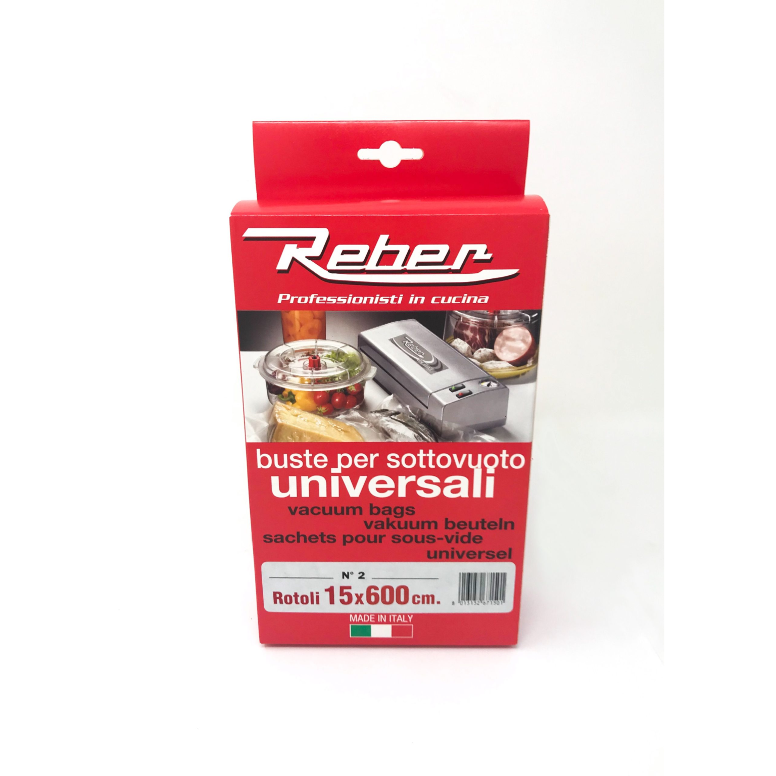 SCATOLA DUE ROTOLI largh. cm. 15 x 6 metri – crt. 15 pz.