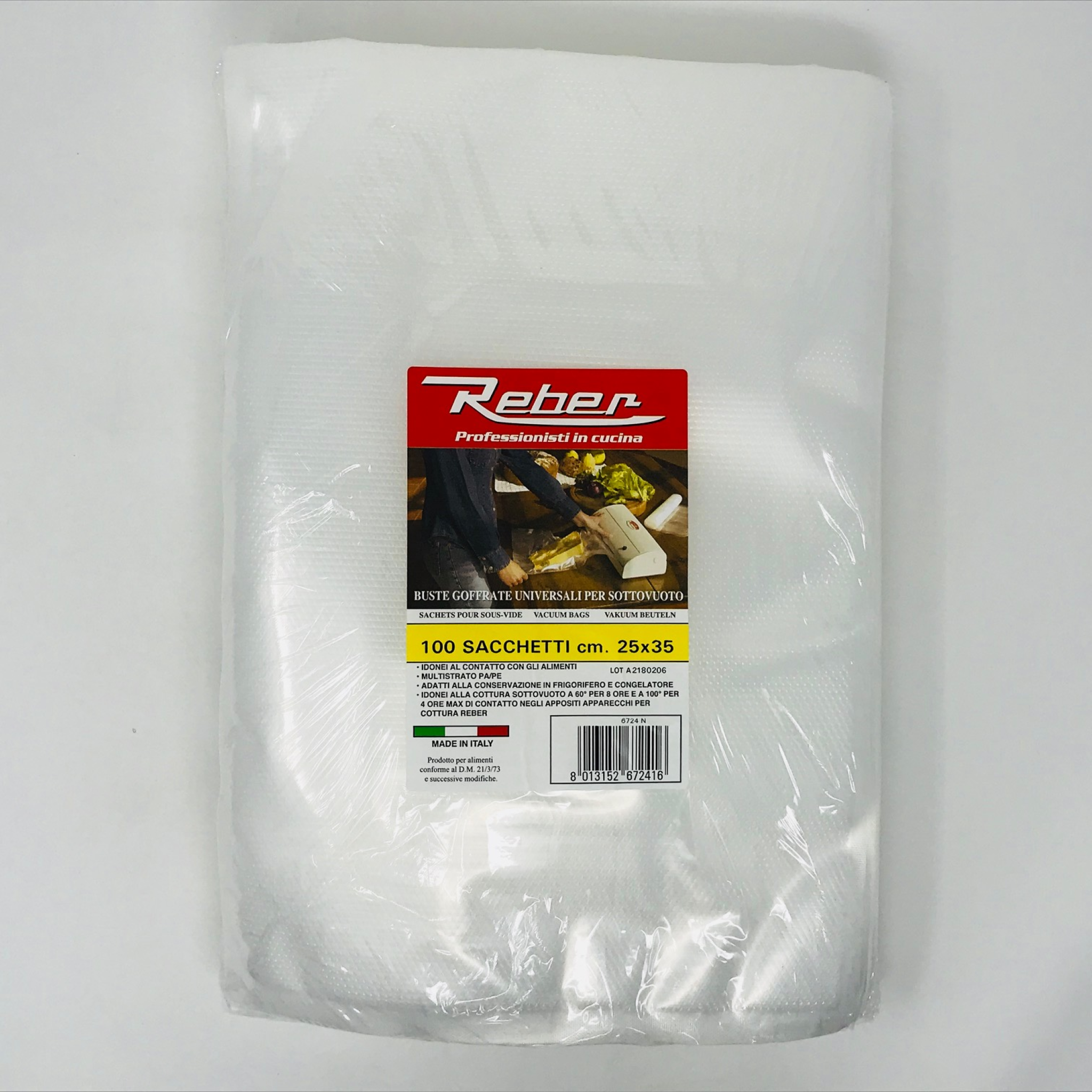 BUSTA 100 SACCHETTI GOFFRATI cm. 25×35 – crt. 9 pz.