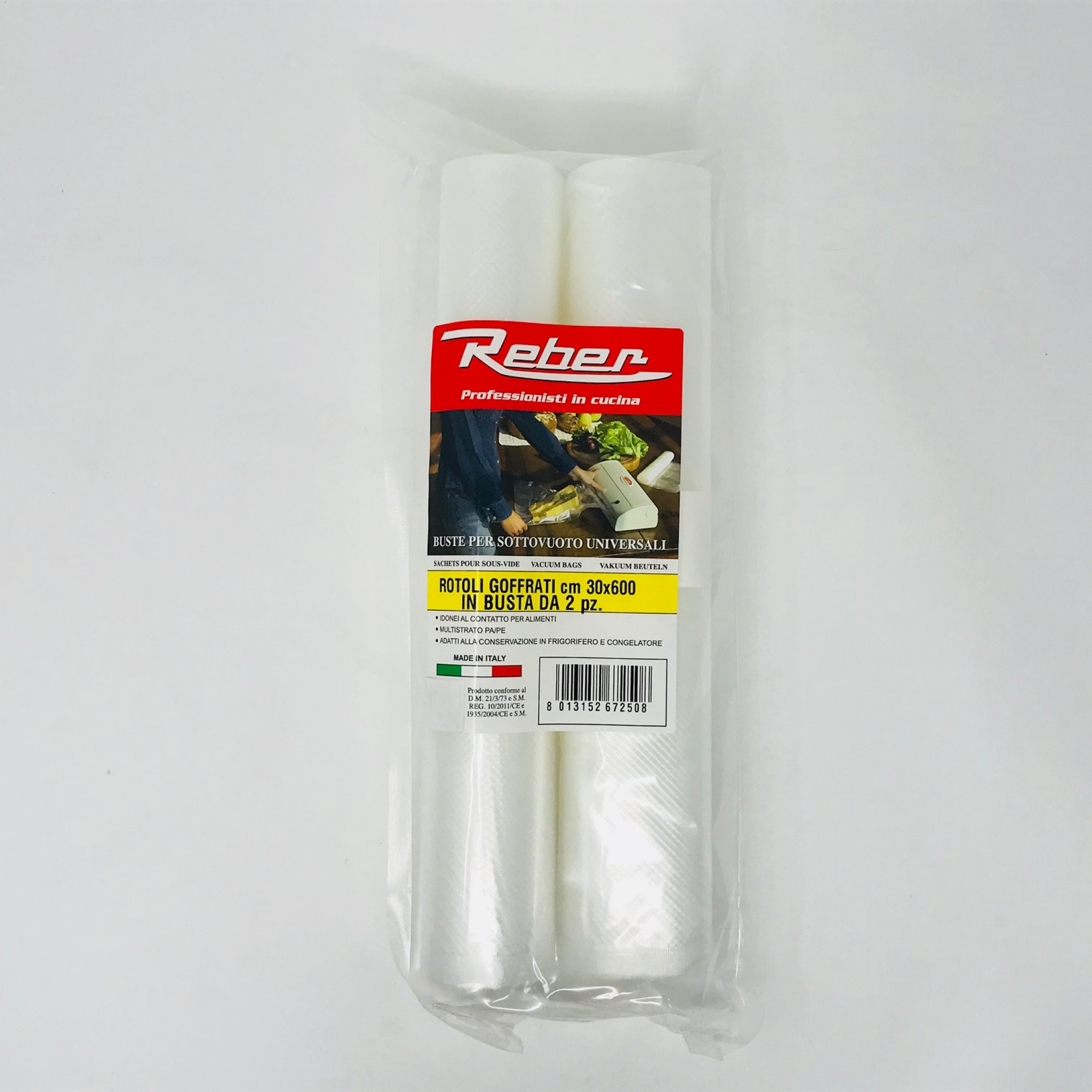 BUSTA DUE ROTOLI largh. cm. 30 x 6 metri – crt. 24 pz.