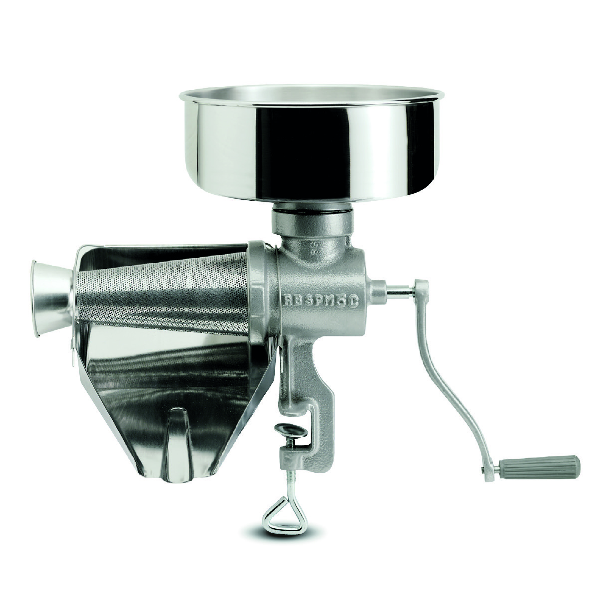 SPREMIPOMODORO N.5 MANUALE con accessori Inox 18/10